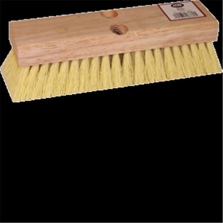 DQB Industries 8755 10 In. White Tampico Deck Scrub Brush